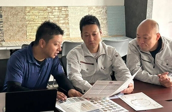 打ち合わせの写真