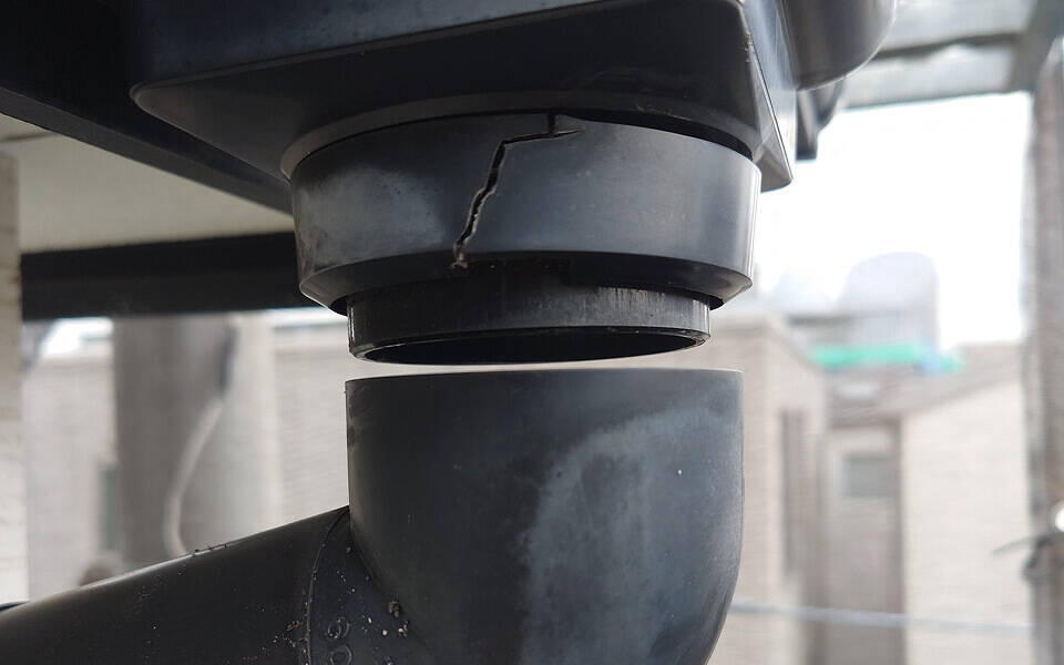 塗装がはげた写真