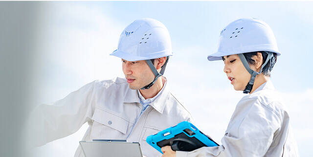 工事現場の写真