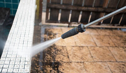 高圧洗浄の写真