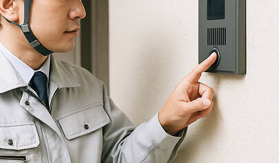 インターホンの写真