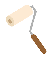 ローラーのイラスト