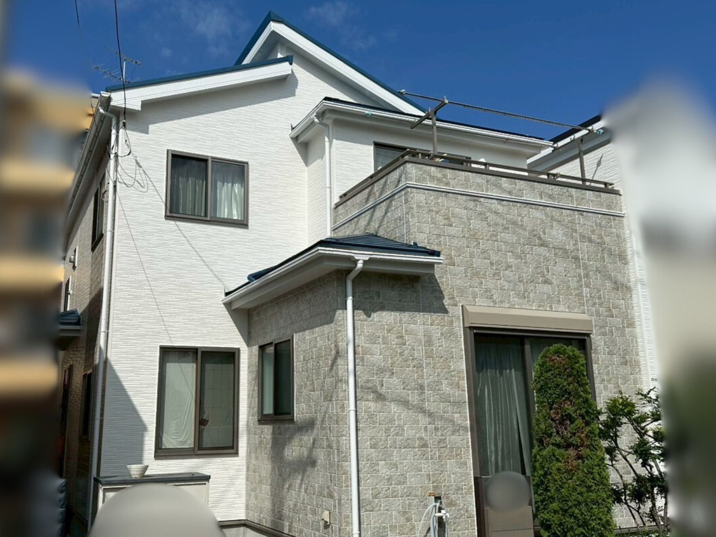 外壁塗装後の写真