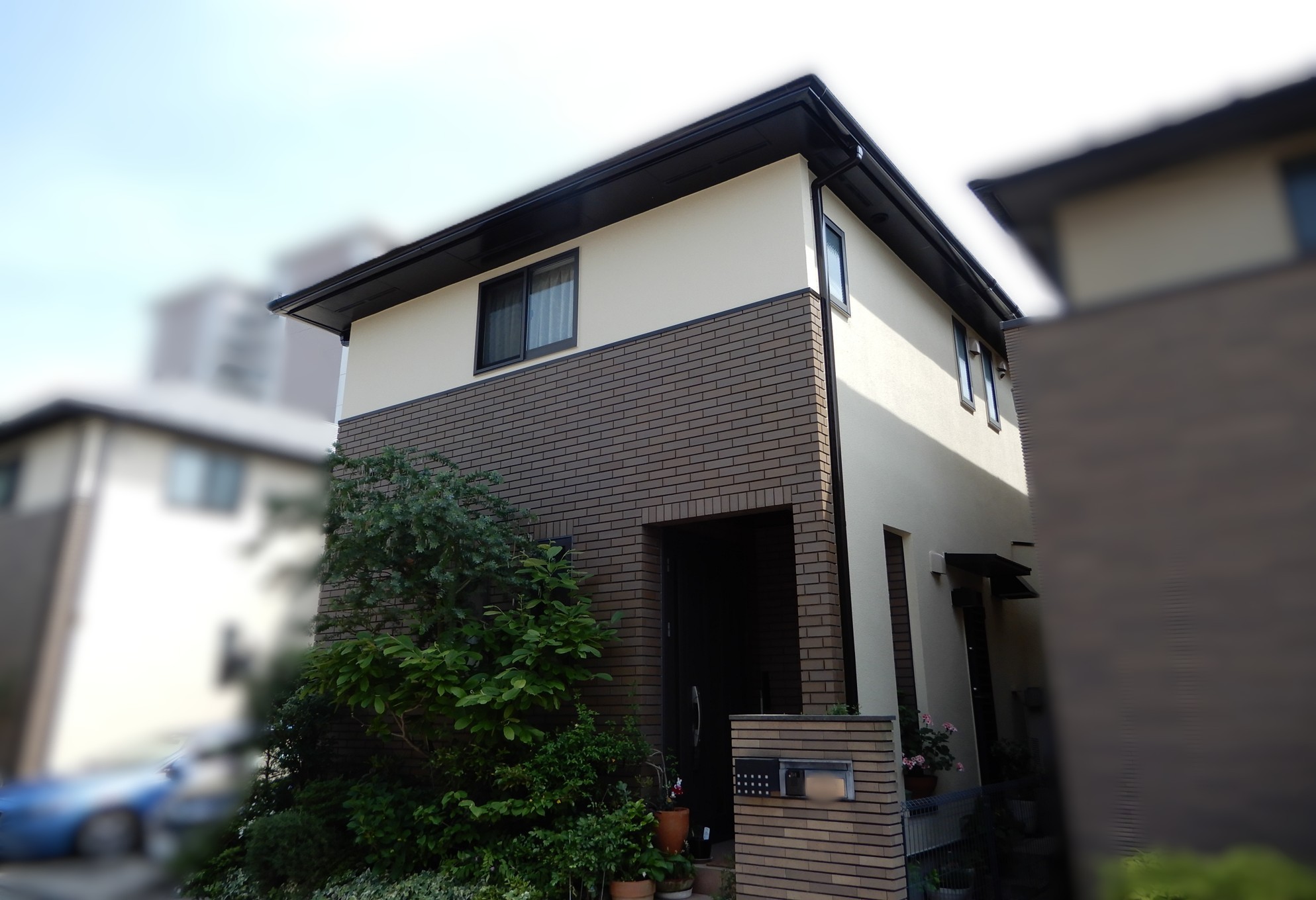 外壁塗装工事後の写真