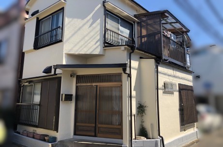 外壁塗装工事後の写真