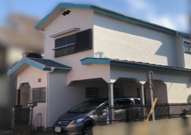 外壁塗装工事後の写真